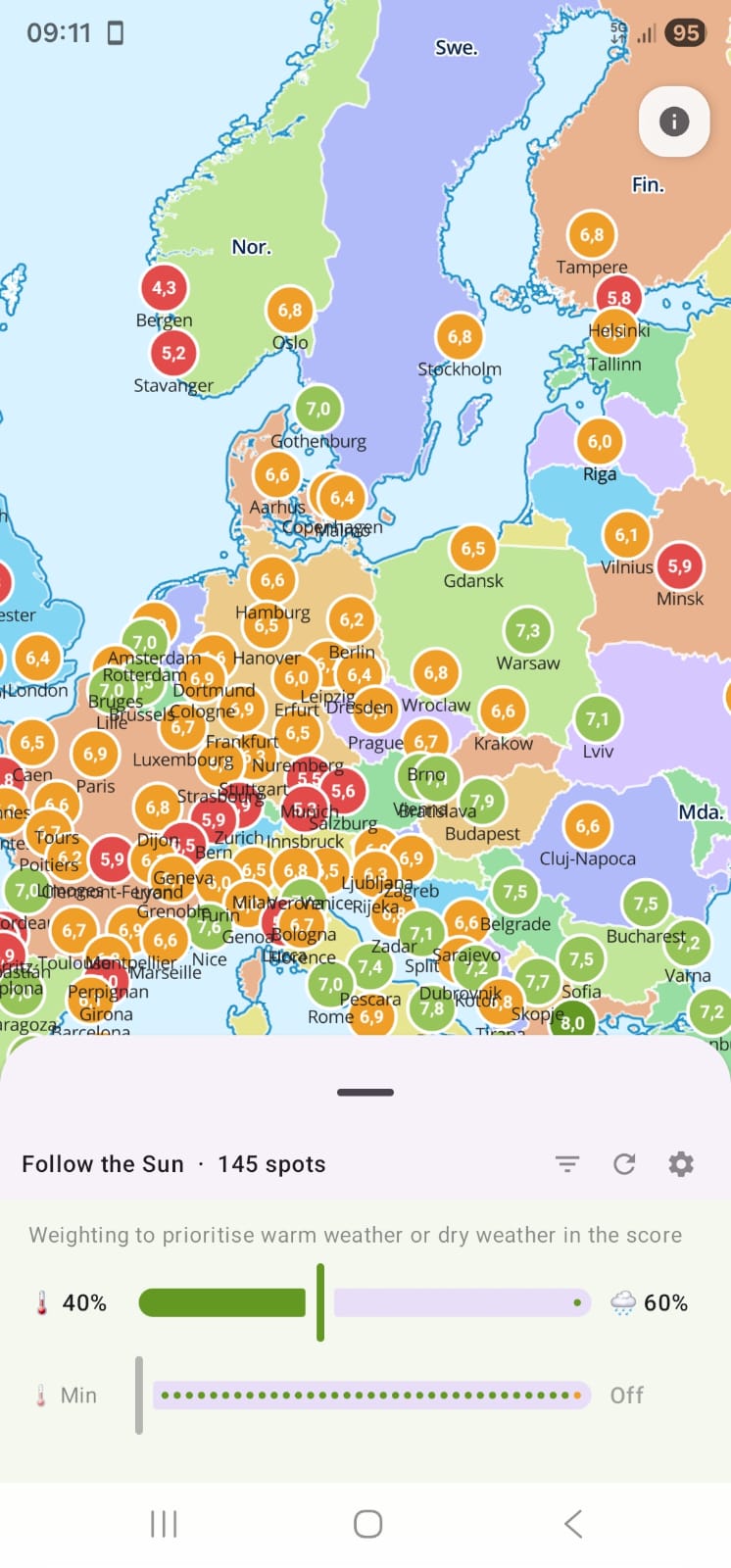 Map view